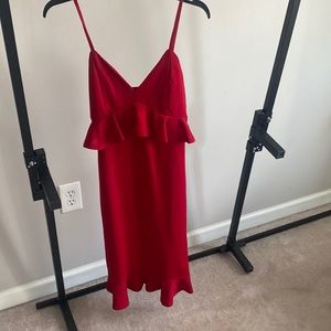 Bodycon red dress